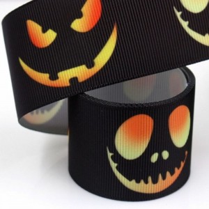 Halloween Jack O Lantern  Grosgrain Ribbon
